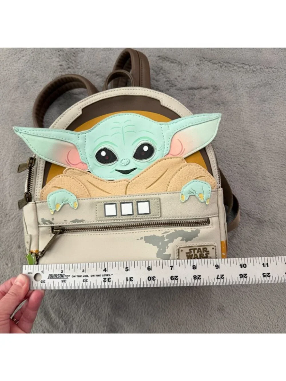 Loungefly Star Wars The Mandalorian The Child Cradle Mini Backpack Grogu Yoda